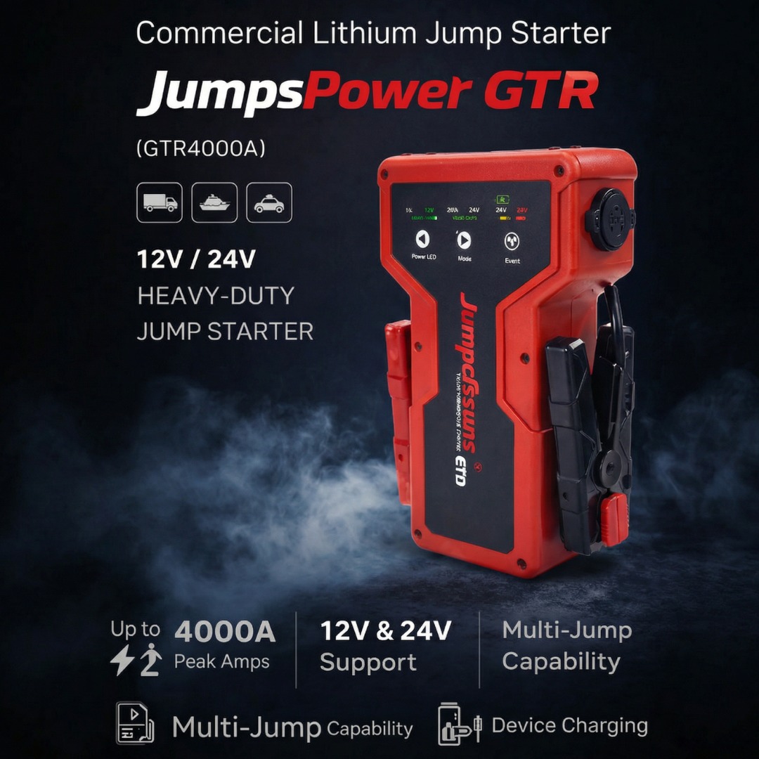 JumpsPower GTR4000A: One of The Best Commercial Jump Starter