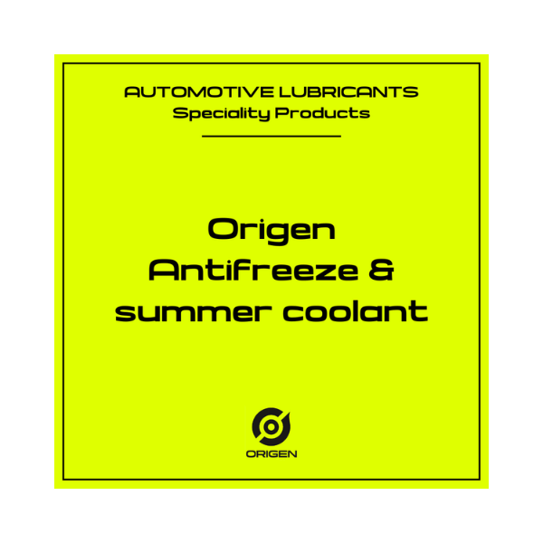 Origen Antifreeze & Summer Coolant - 12x1L
