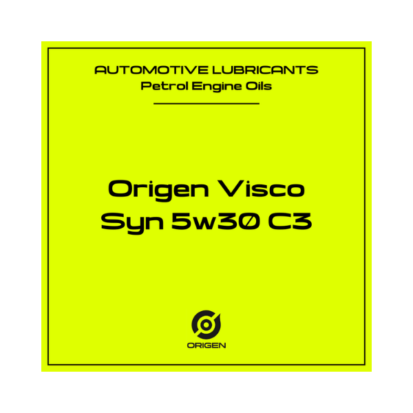 Origen Visco Syn 5W30 C3 Synthetic Engine Oil - 4x5L