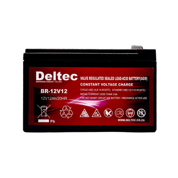 Deltec AGM 12V 12Ah Battery