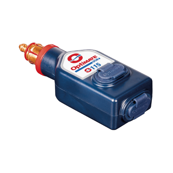 OptiMate 3300mA dual output weatherproof USB charger, with BIKE plug