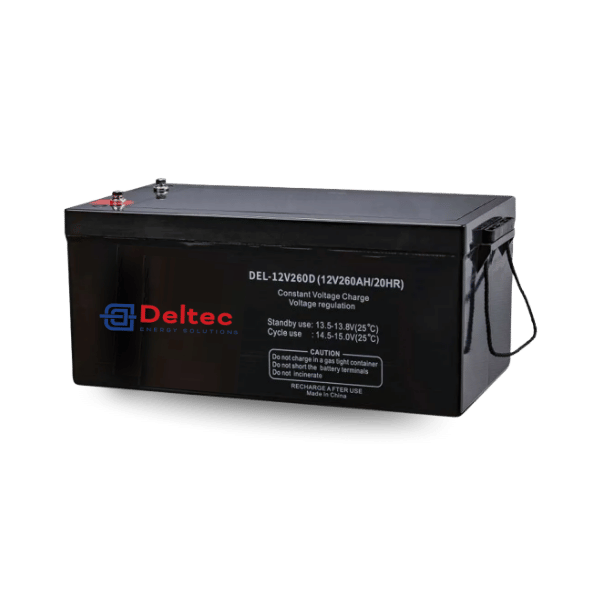Deltec 12V 260ah AGM Battery
