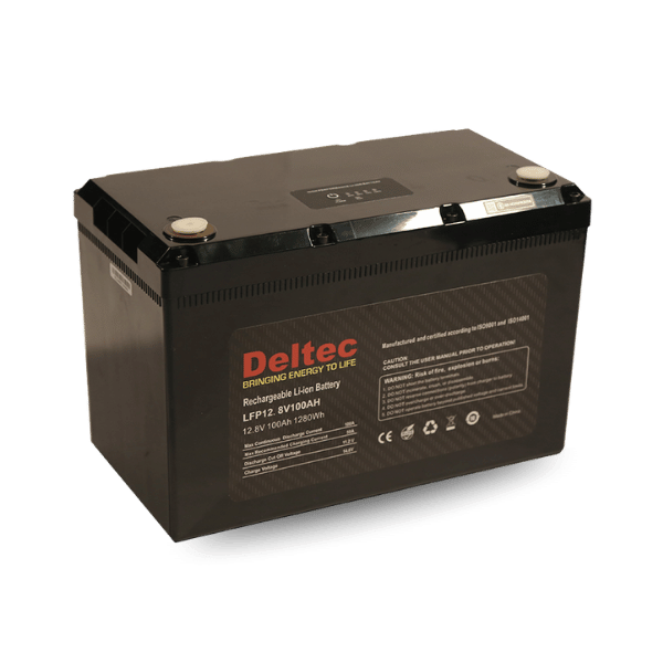 Deltec Lithium 12.8V 100ah Battery