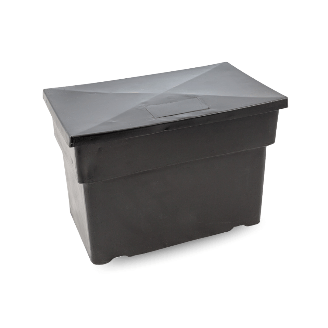 National Luna Plastic Battery Box - Black