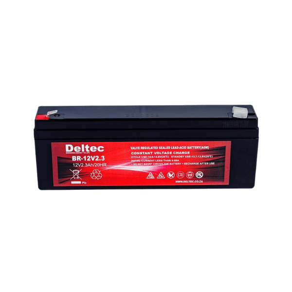 Deltec AGM Battery 12V 2.3Ah

