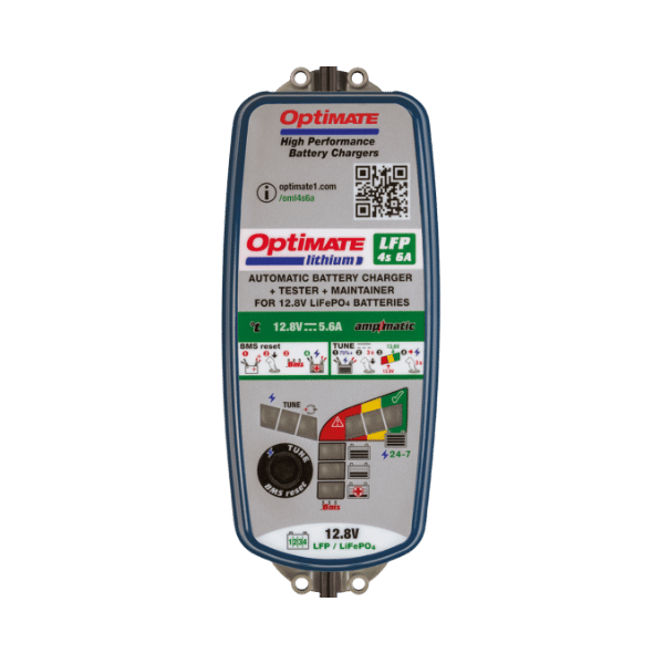 OptiMate Lithium 4s 6A Lithium Series: 10-step 12.8V 6A sealed battery saving charger & maintainer