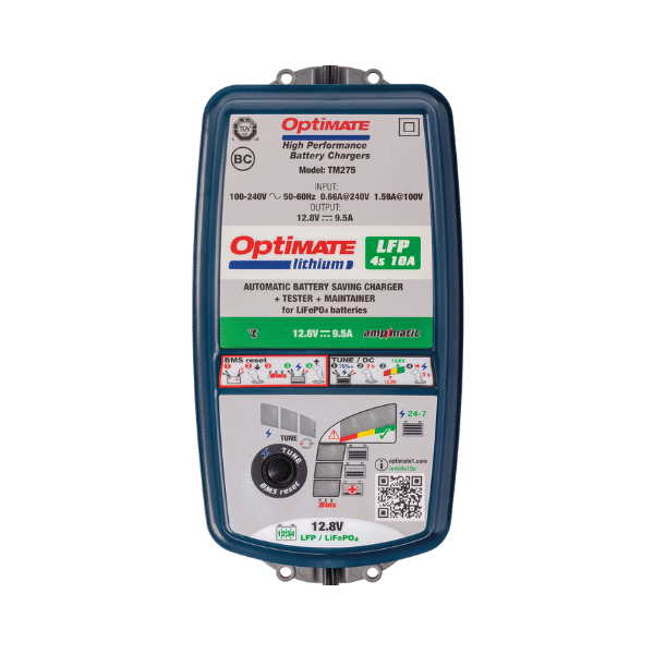 OptiMATE Lithium 4s Lithium Series: 10-step 12.8V 10A sealed battery saving charger & maintainer