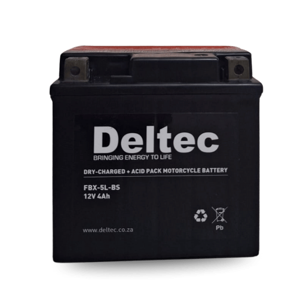 Deltec Motorcycle FBX5L-BS Battery