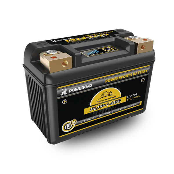 14BR 12V 4Ah Poweroad Lithium Motorcycle Battery