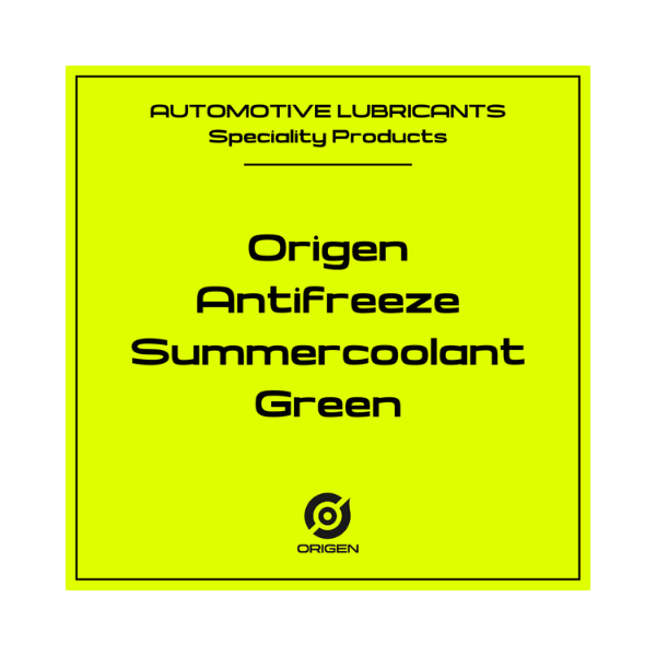 Origen Antifreeze Summercoolant Green - 20L