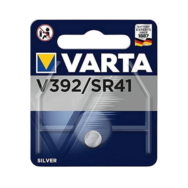 SR41W button cell battery 392/384