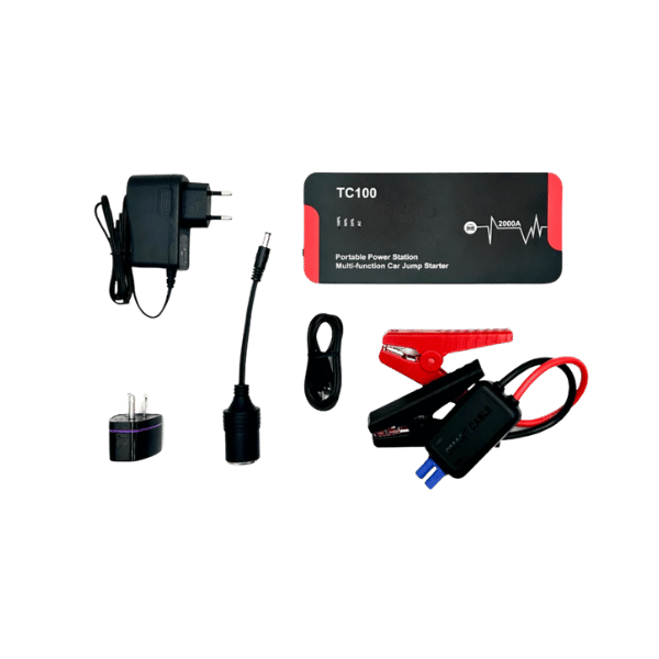 TC100 Car Jump starter with AC output 18000mah, AC100W output
