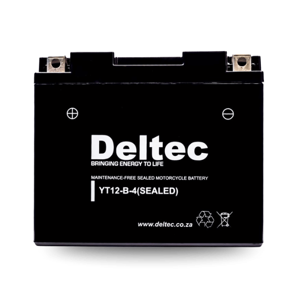 Deltec Motorcycle FB-YT12B-4 Battery