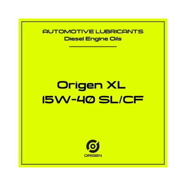 Origen XL 15W-40 SL-CF Diesel Engine Oil - 210L