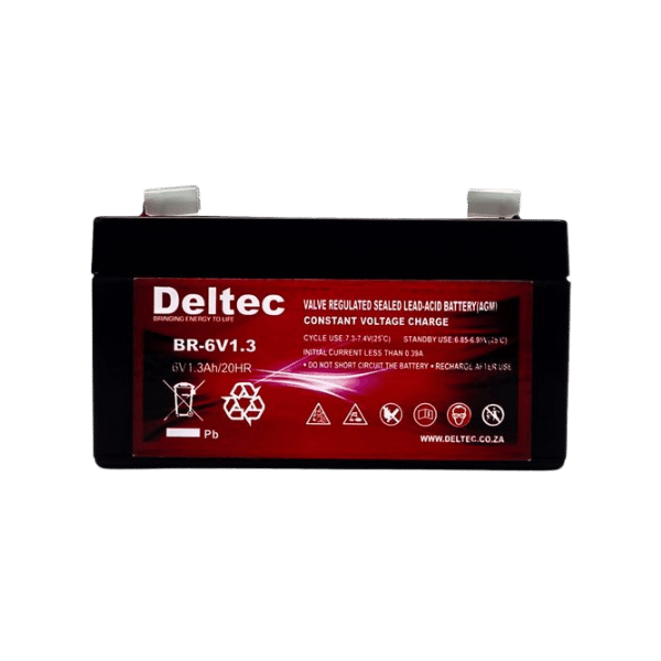 Deltec 6V 1.3Ah AGM Battery