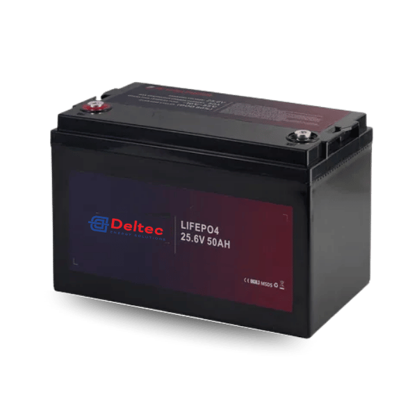 Deltec Lithium 25.6V 50ah Battery