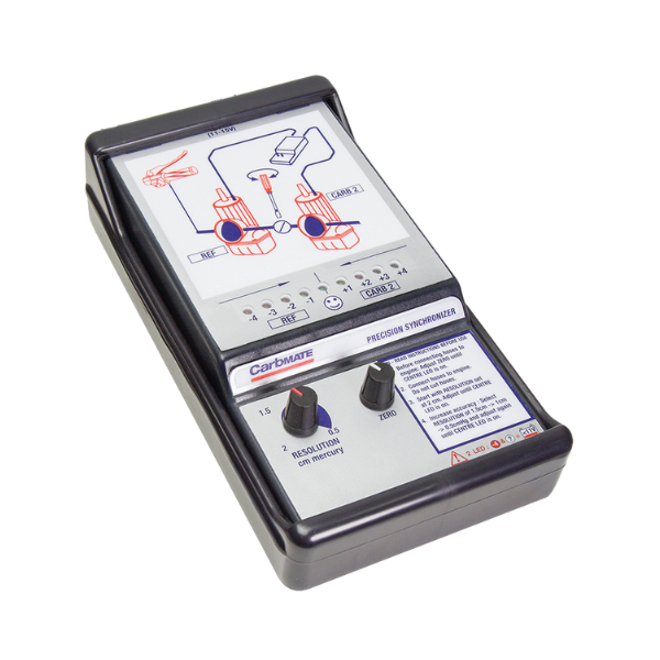 TecMate Pro Dealer CarbMate is a compact, cost-effective electronic carburetor and throttle-body synchronizer
