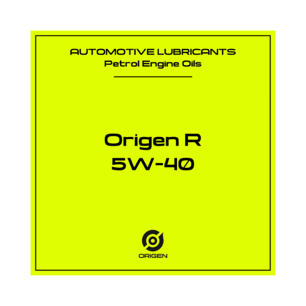 Origen R Full Synthetic 5W-40 Racing Oil 0-OIL-0100