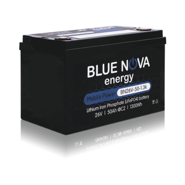 Blue Nova Mobile Lithium Battery 26V 50Ah