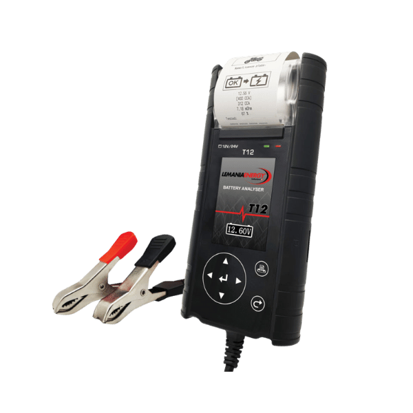 Lemania T12 Battery Analyser with Printer - Advanced 12V & 24V