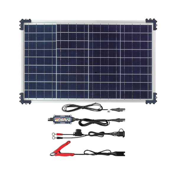 OptiMate Solar DUO 40W 6-step 12V / 12.8V 3.33A sealed solar panel, battery saving charger & maintainer
