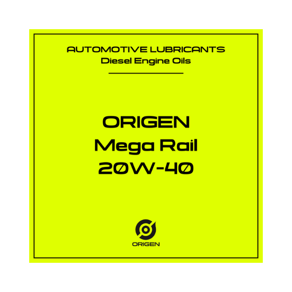 Origen Mega Rail 20W-40 Diesel Engine Oil