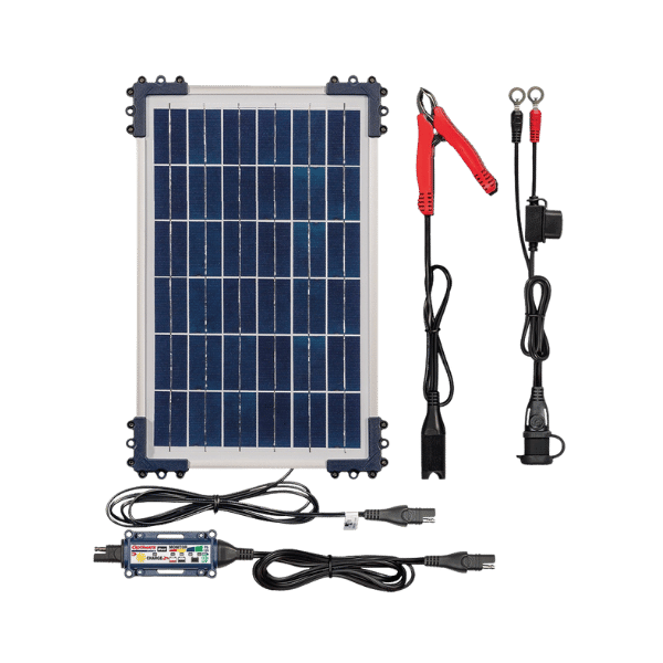 OptiMate Solar DUO 10W Solar Panel, 6-step 12V / 12.8V 0.83A sealed solar charger & maintainer

