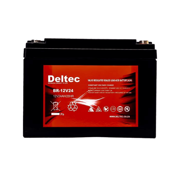 Deltec AGM 12V 24aH Battery