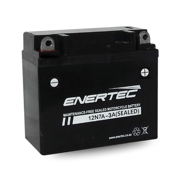 Enertec 12N7A-3A AGM Motorcycle Battery
