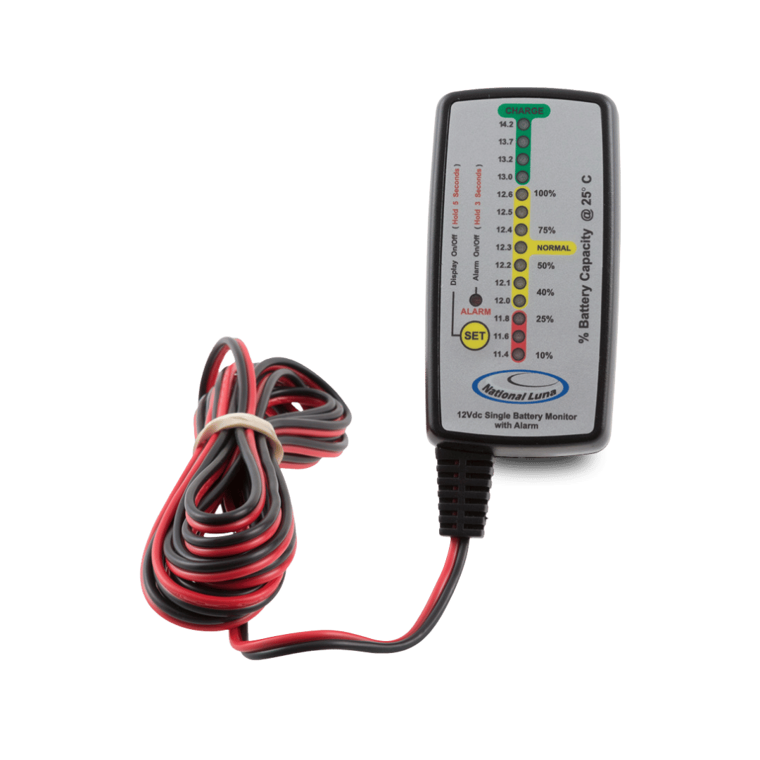 National Luna Single Battery Monitor (with alarm)
