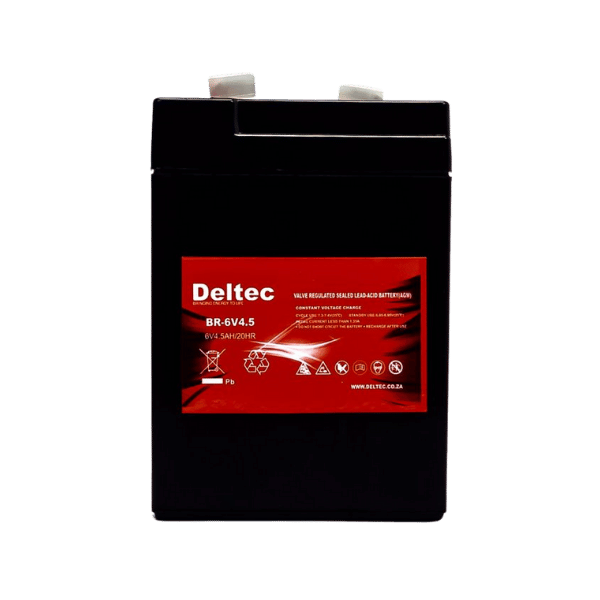 Deltec 6V 4.5AH AGM Battery