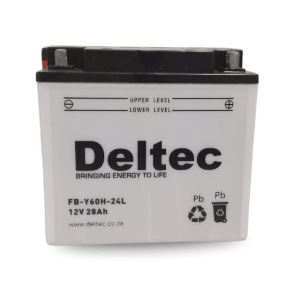 Deltec Motorcycle Battery FB-YB60H-24L